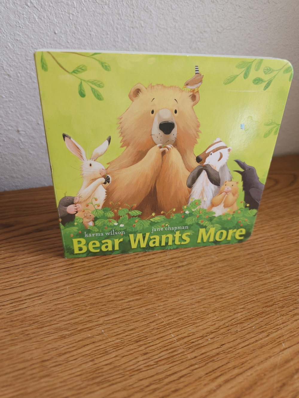 4/$10 Bear Wants More Children's Board Book